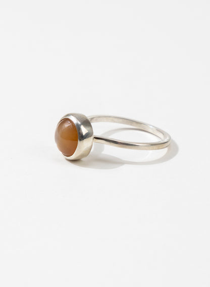 Apricot Moonstone Ring