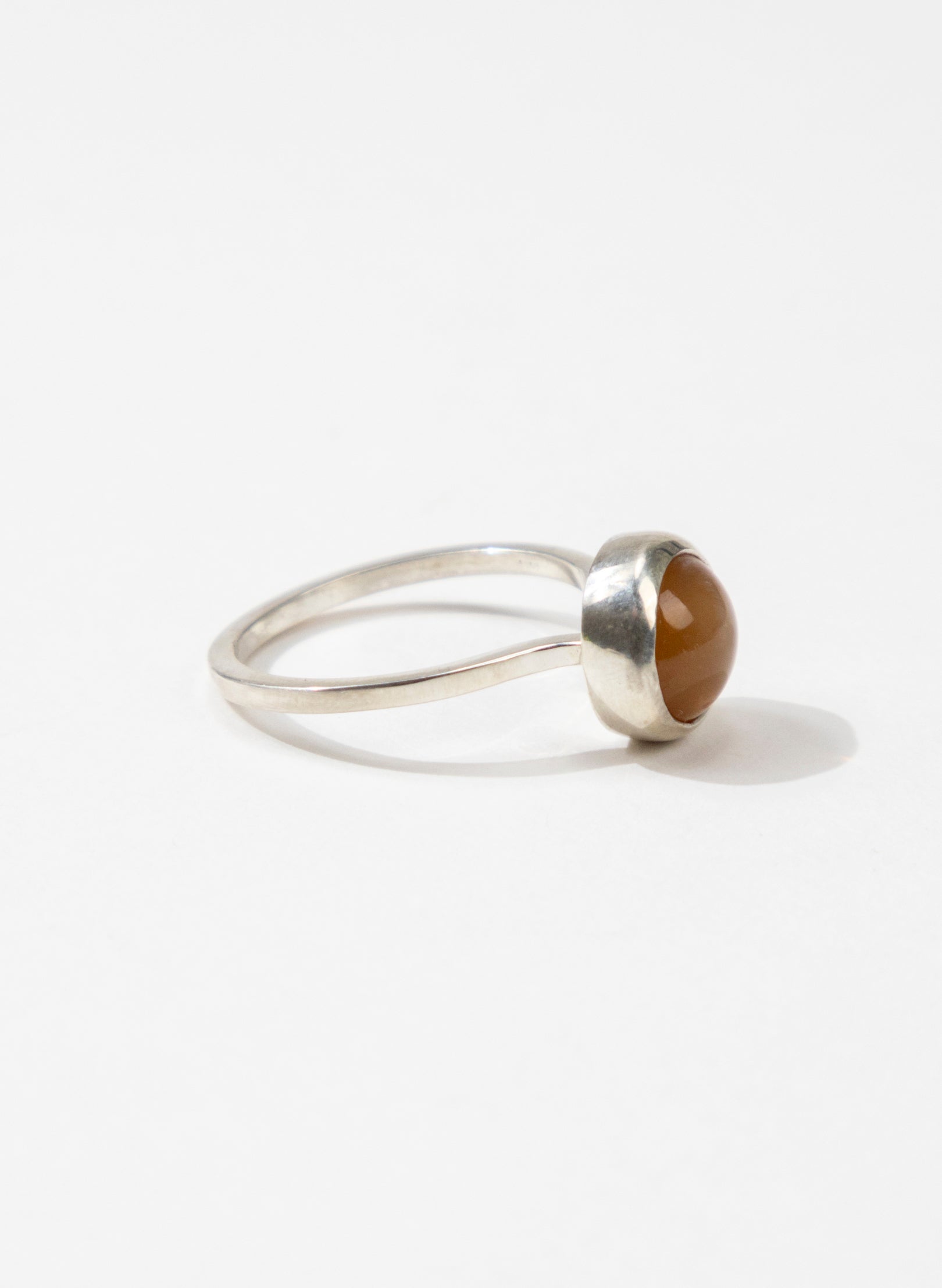 Apricot Moonstone Ring