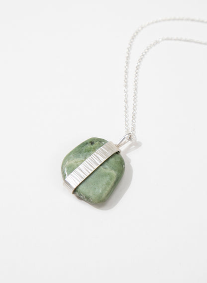 Down to Earth Texture Pendant Necklace