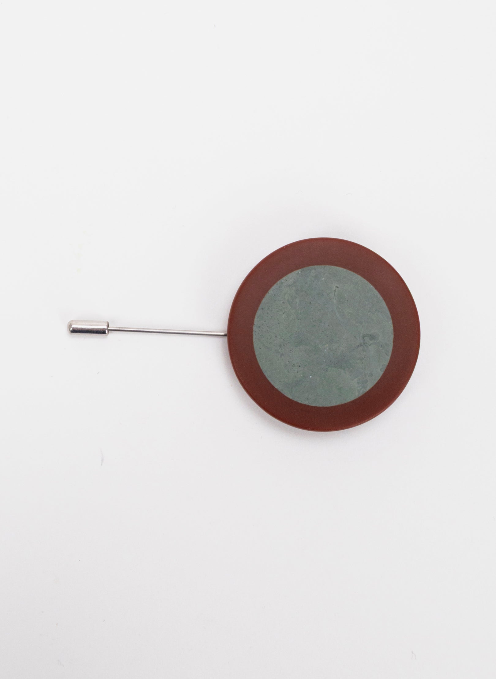 Caim Lapel Pin - Burnt Brick