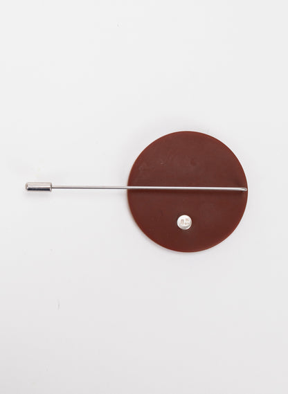 Caim Lapel Pin - Burnt Brick