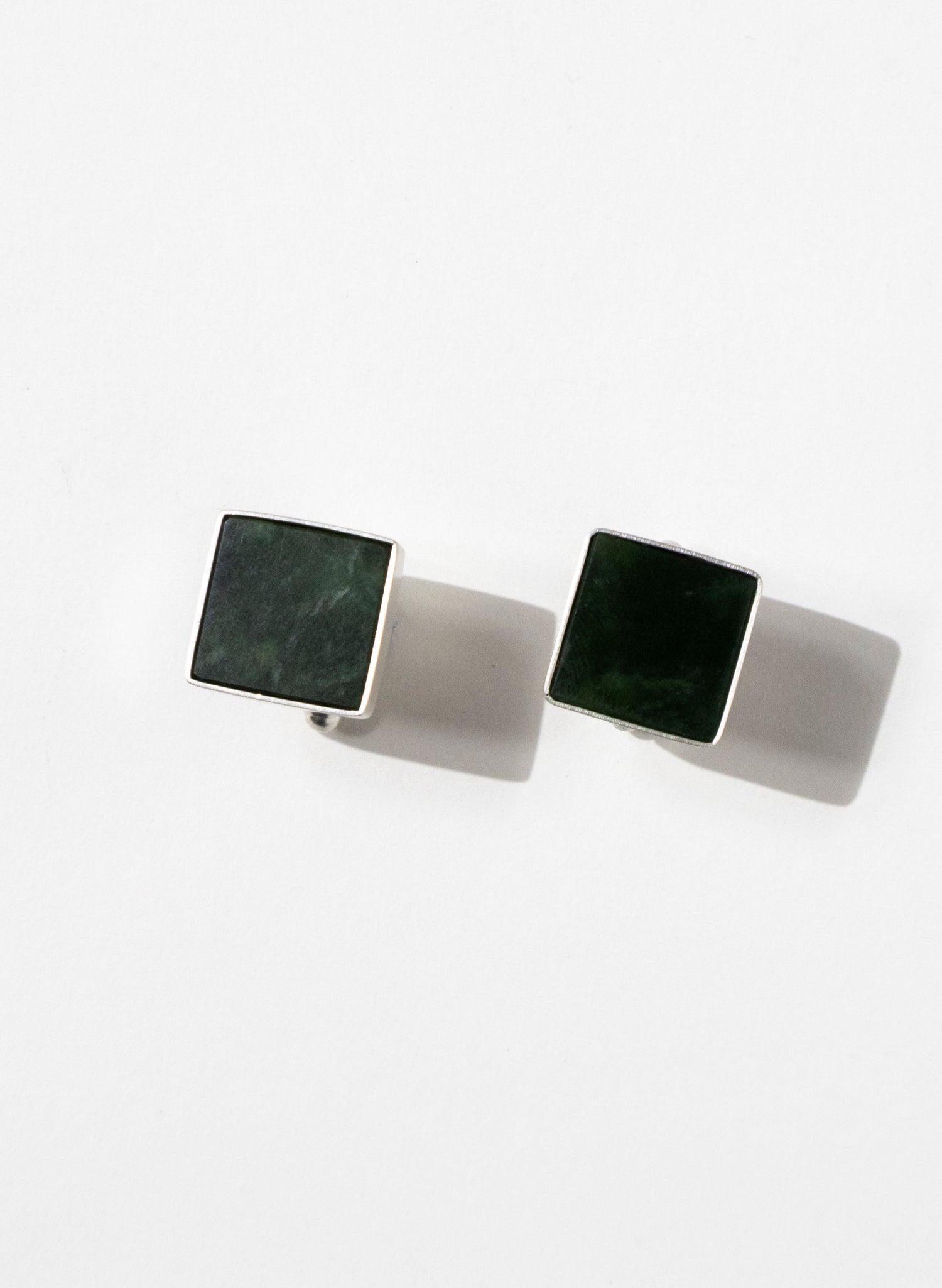 Square Cufflinks - Pounamu