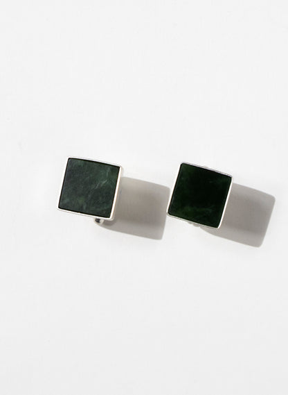 Square Cufflinks - Pounamu