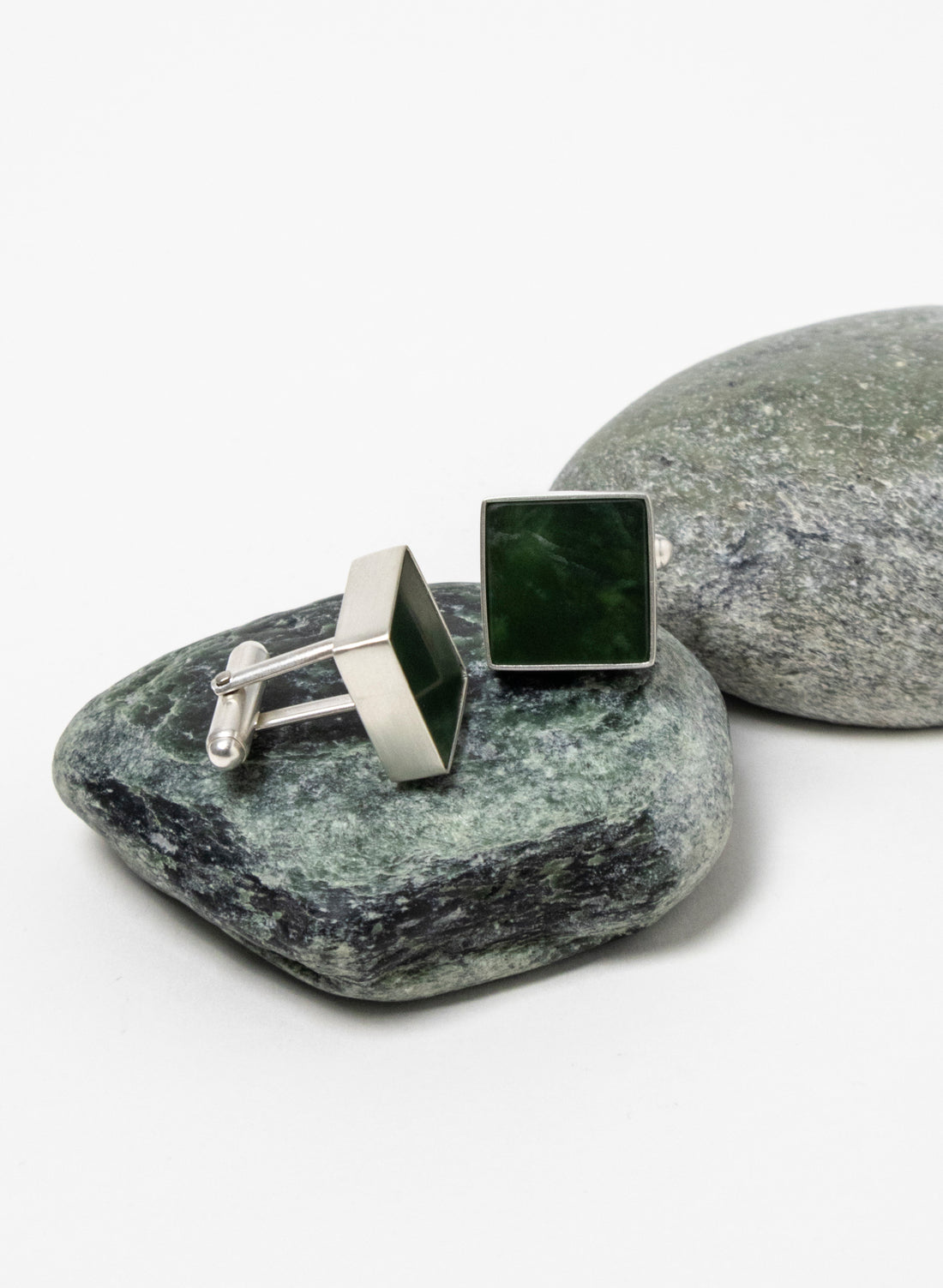 Square Cufflinks - Pounamu