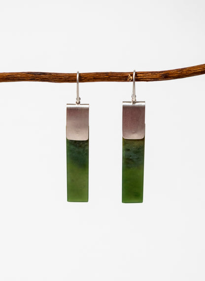 Pounamu Panel Earrings