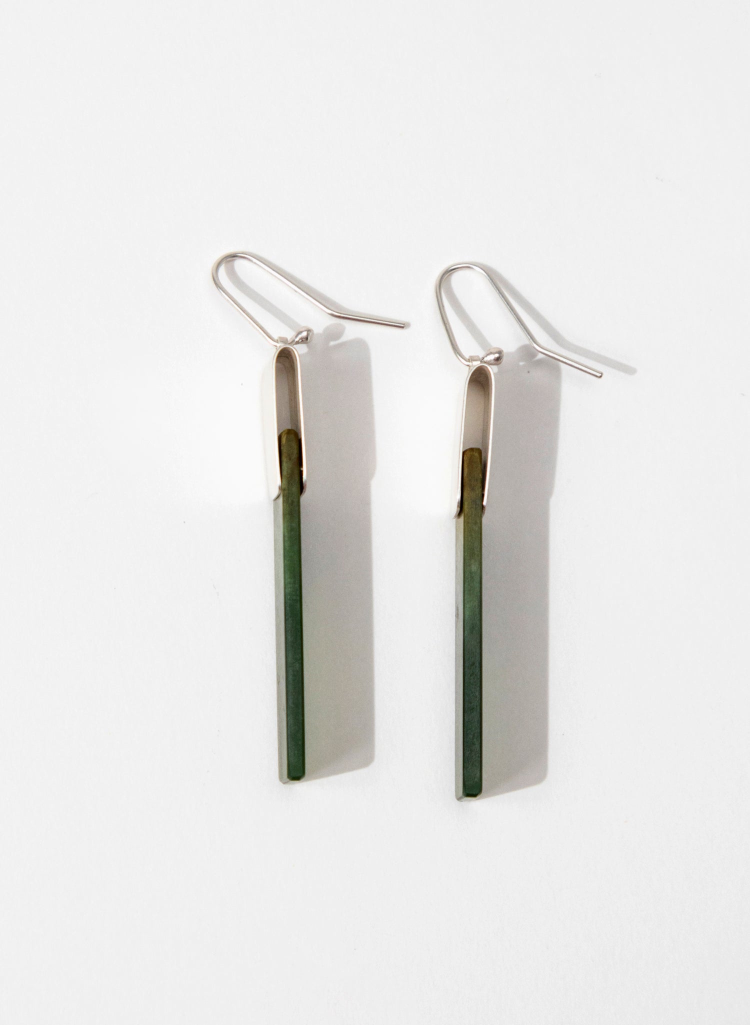 Pounamu Panel Earrings
