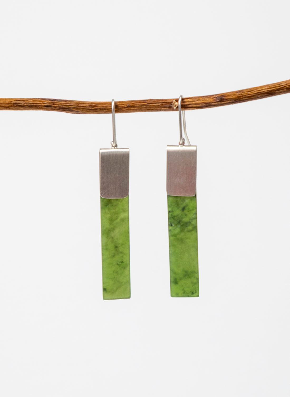 Pounamu Panel Earrings