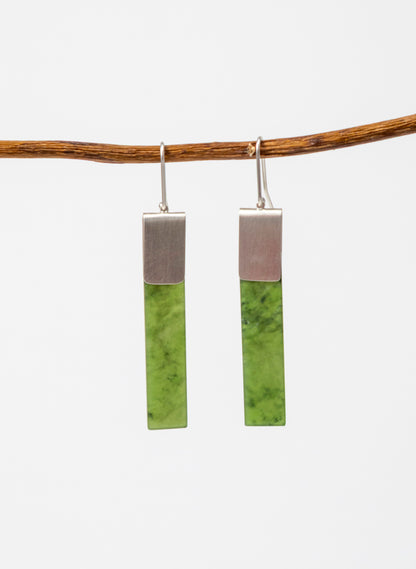 Pounamu Panel Earrings