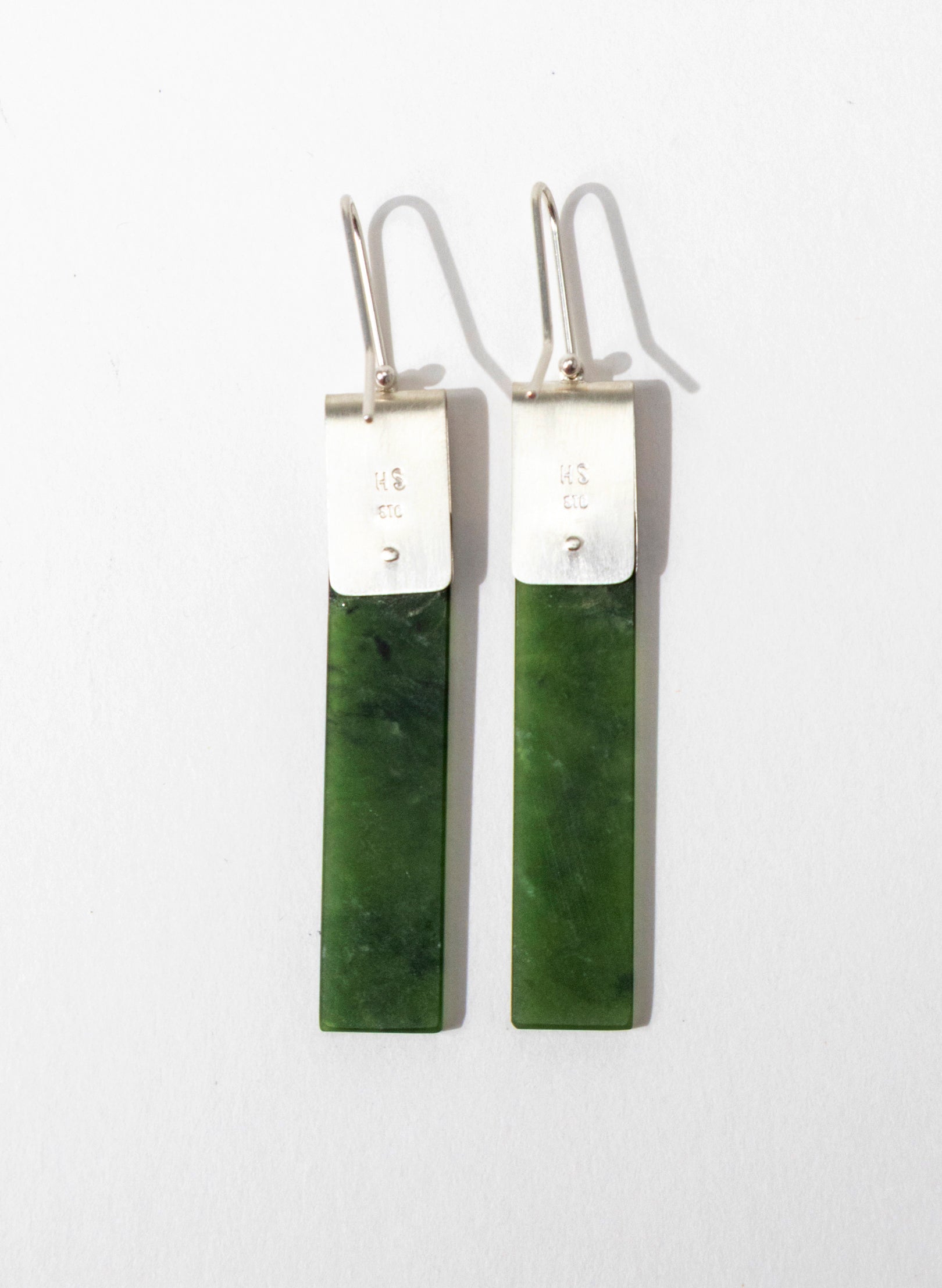 Pounamu Panel Earrings