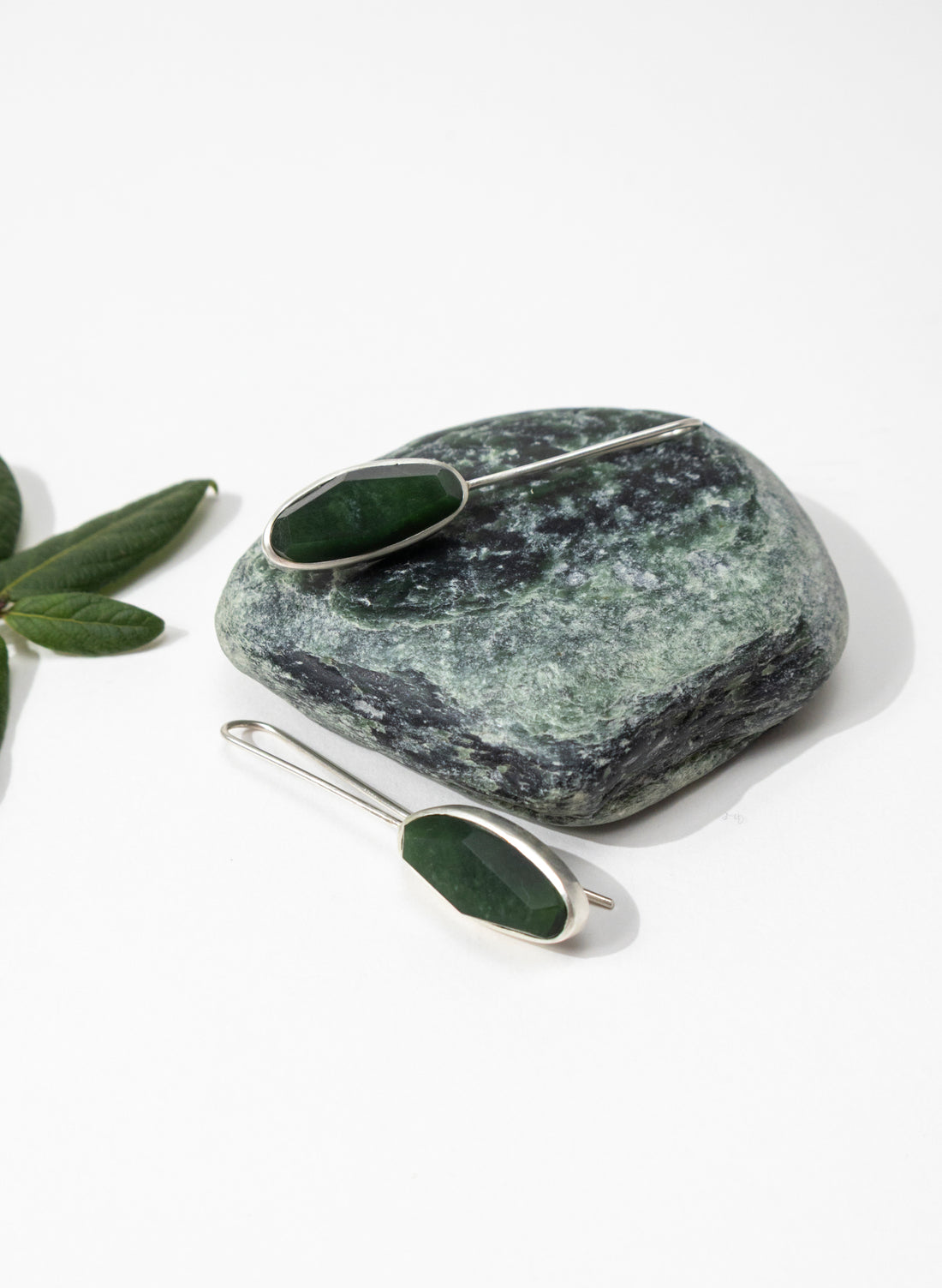 Organic Facetted Earrings