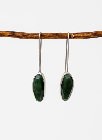 Organic Facetted Earrings