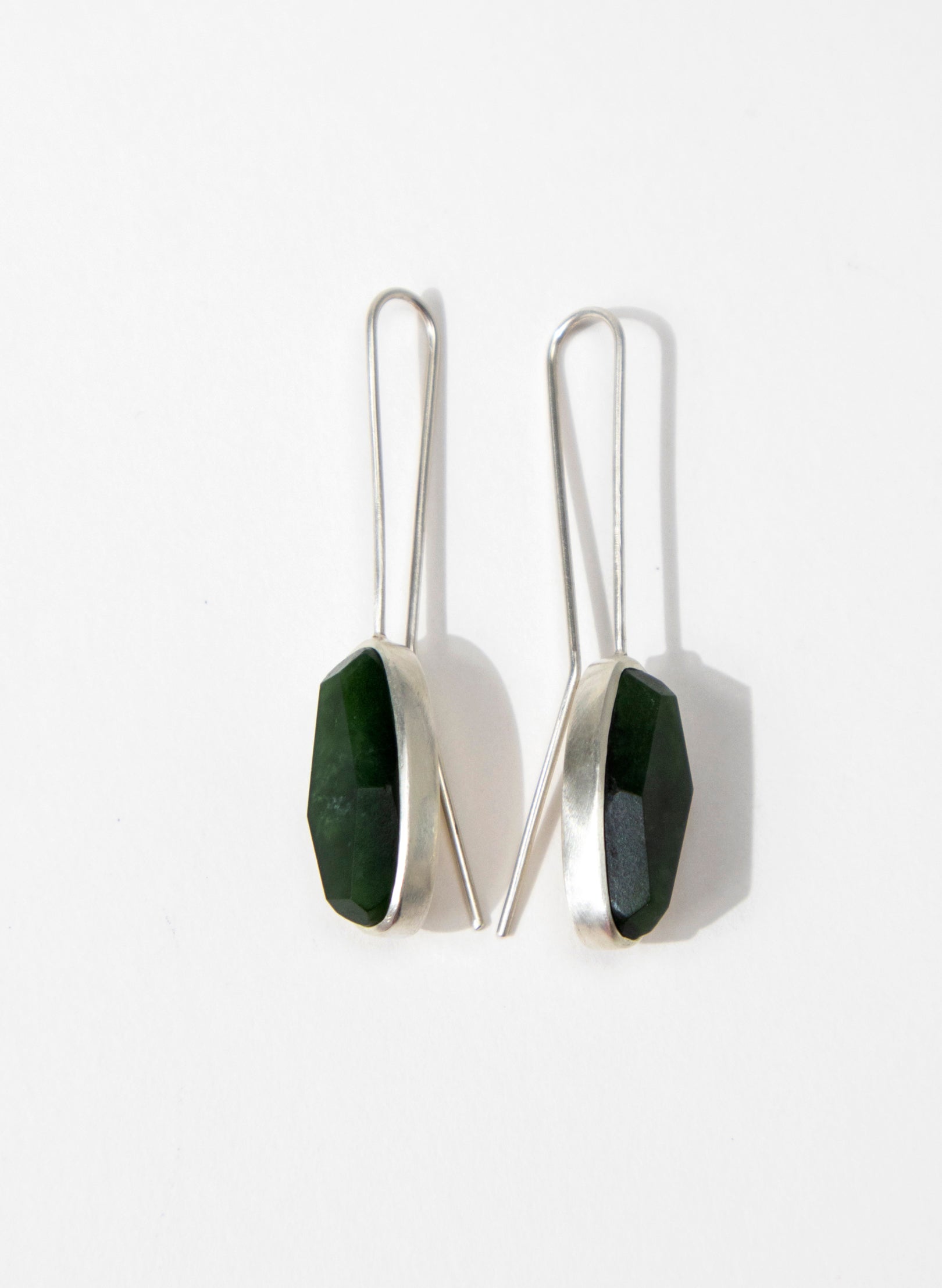 Organic Facetted Earrings