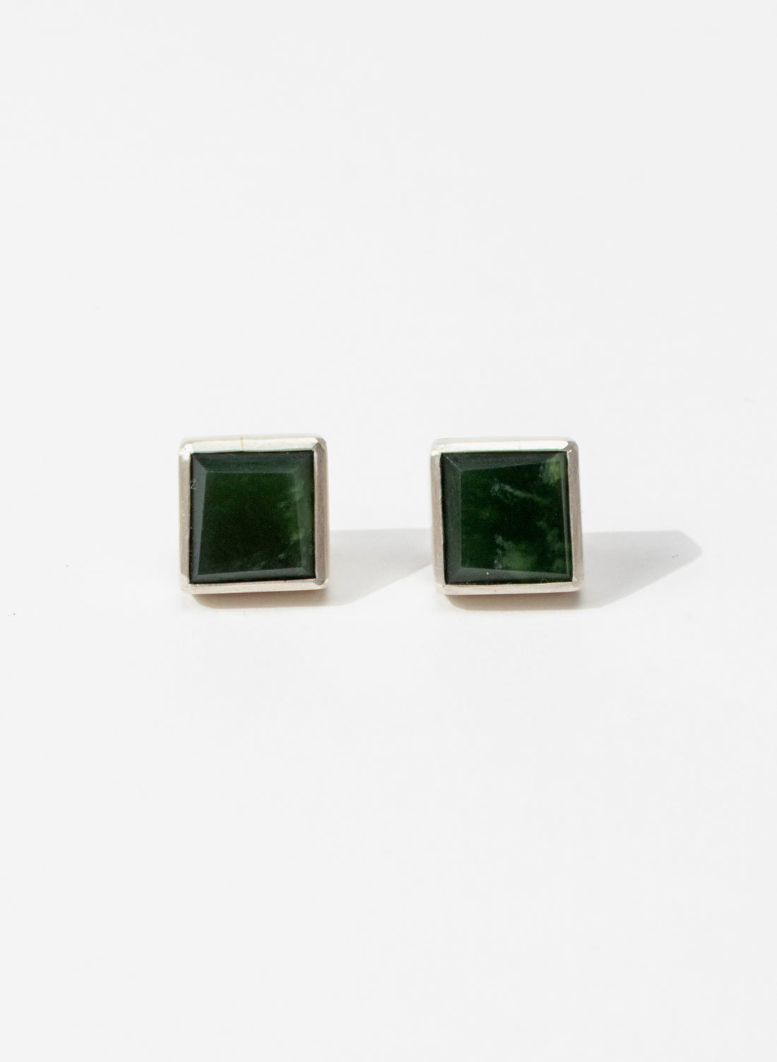 Geometric Pounamu Box Studs