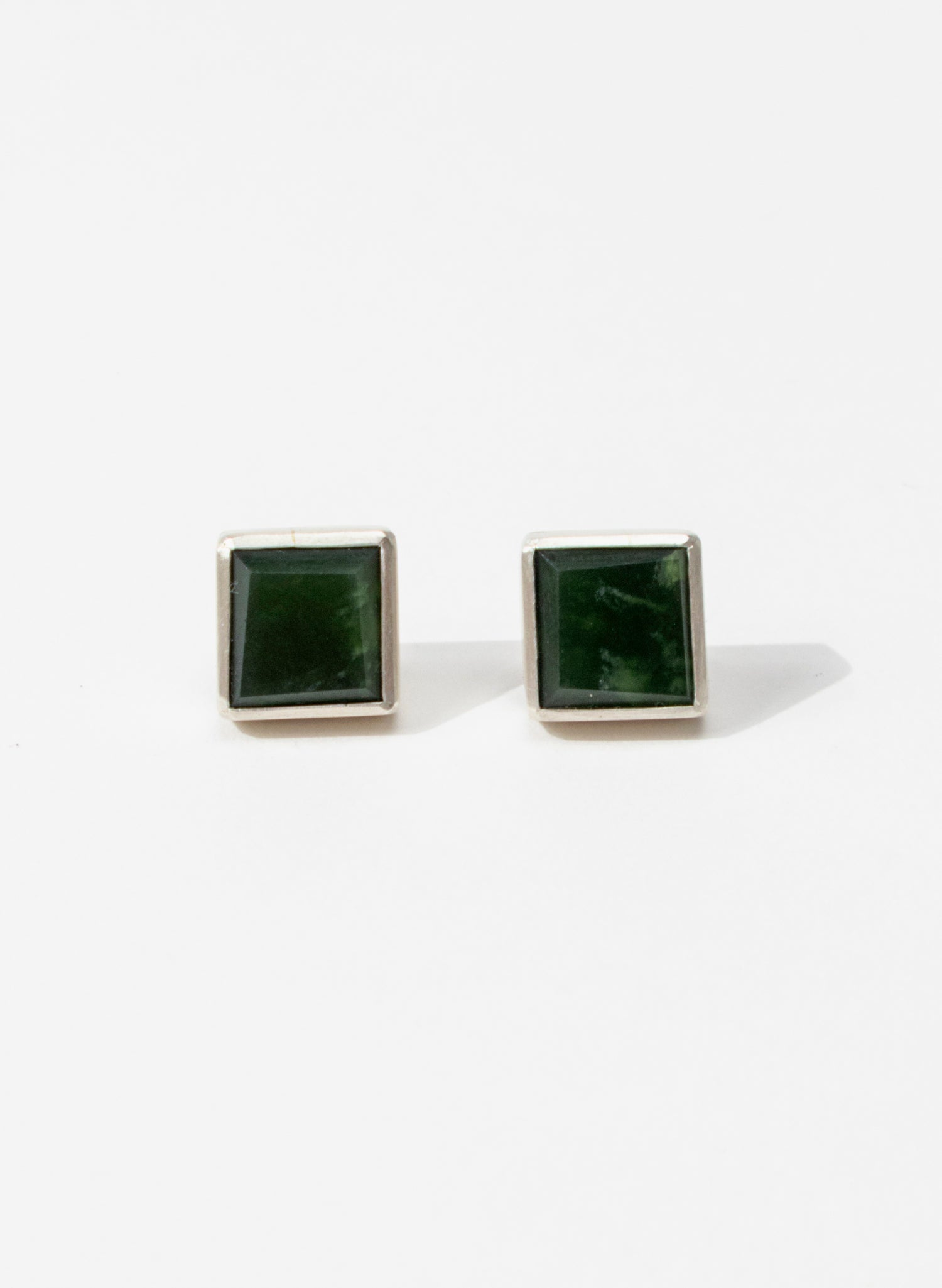 Geometric Pounamu Box Studs