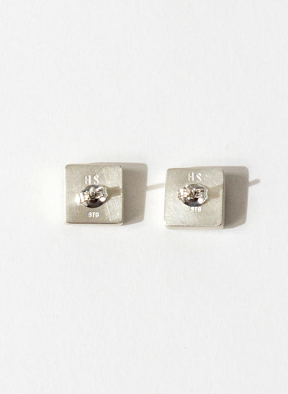 Geometric Pounamu Box Studs