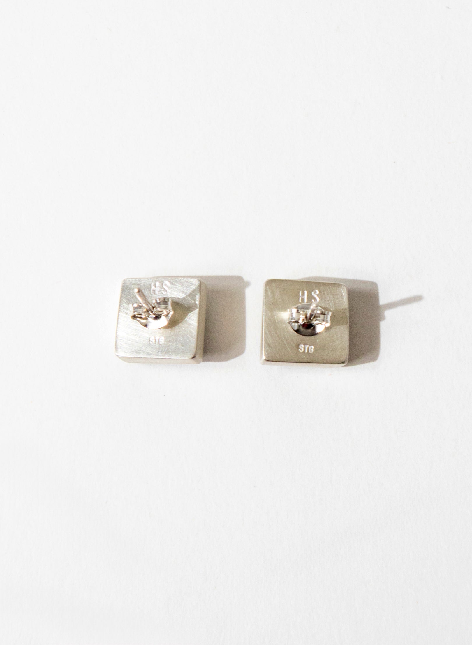 Geometric Pounamu Box Studs