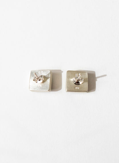 Geometric Pounamu Box Studs