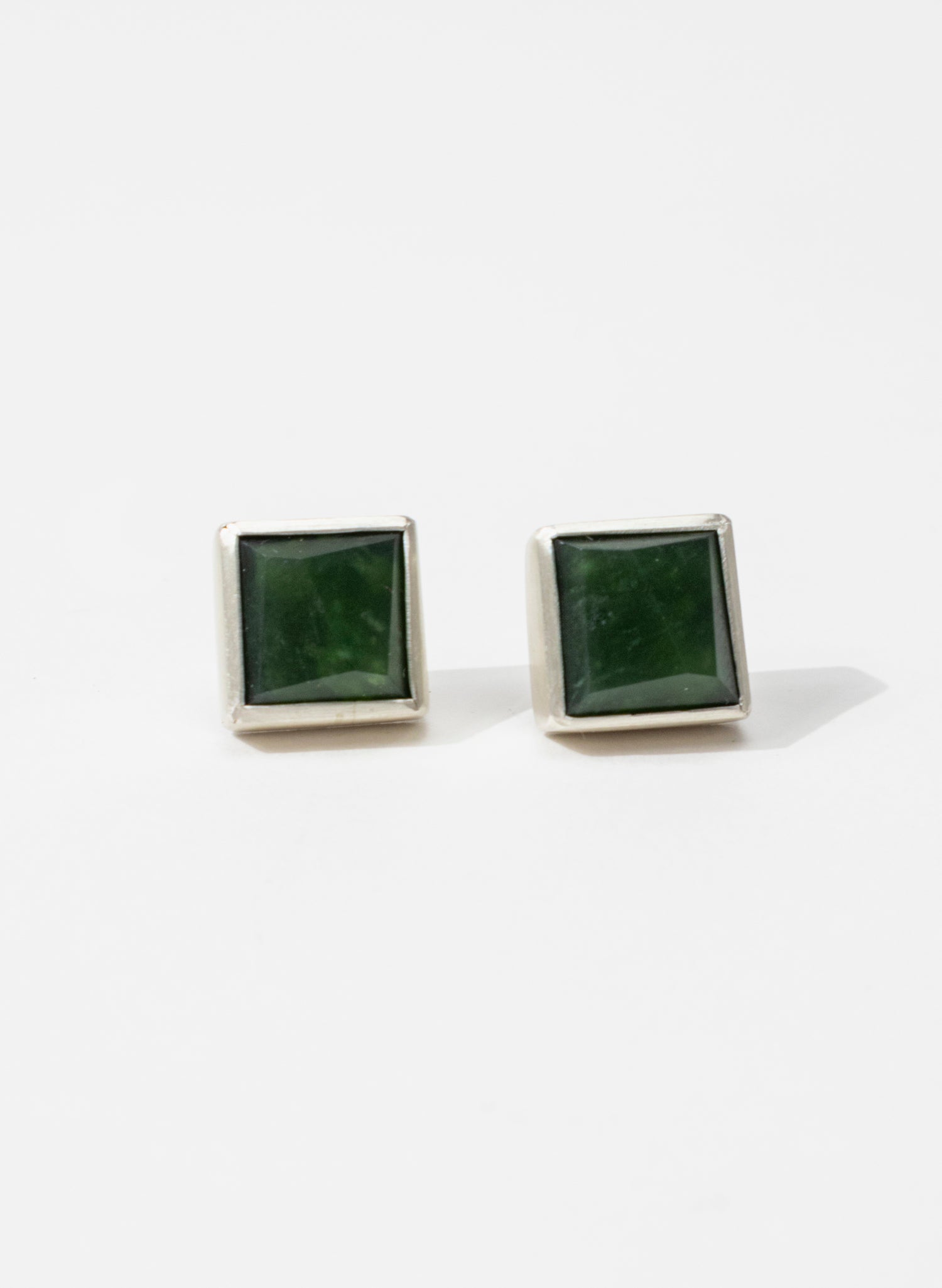 Geometric Pounamu Box Studs