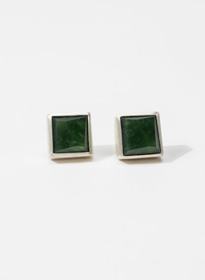 Geometric Pounamu Box Studs