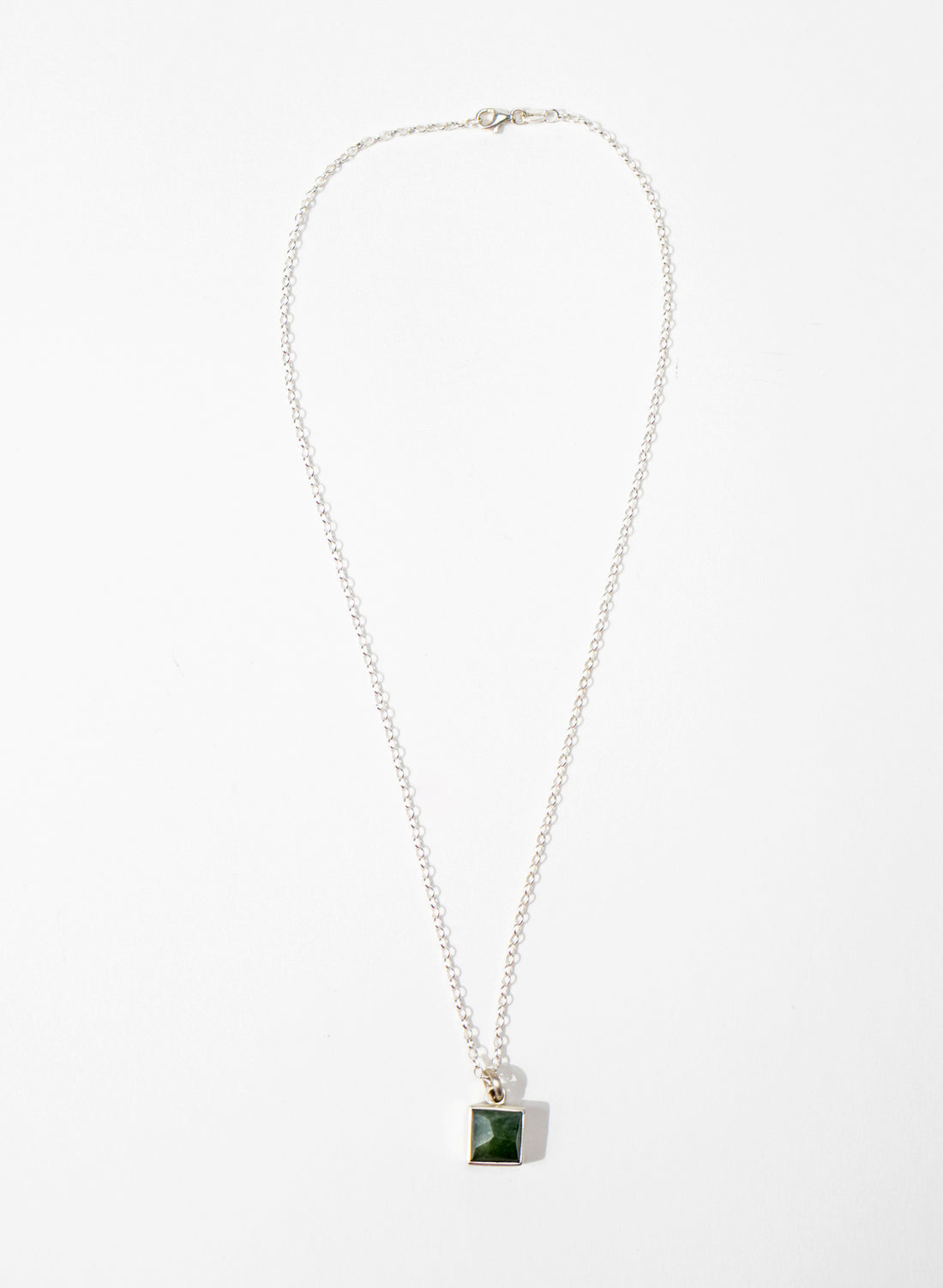 Faceted Geometric Pounamu Pendant