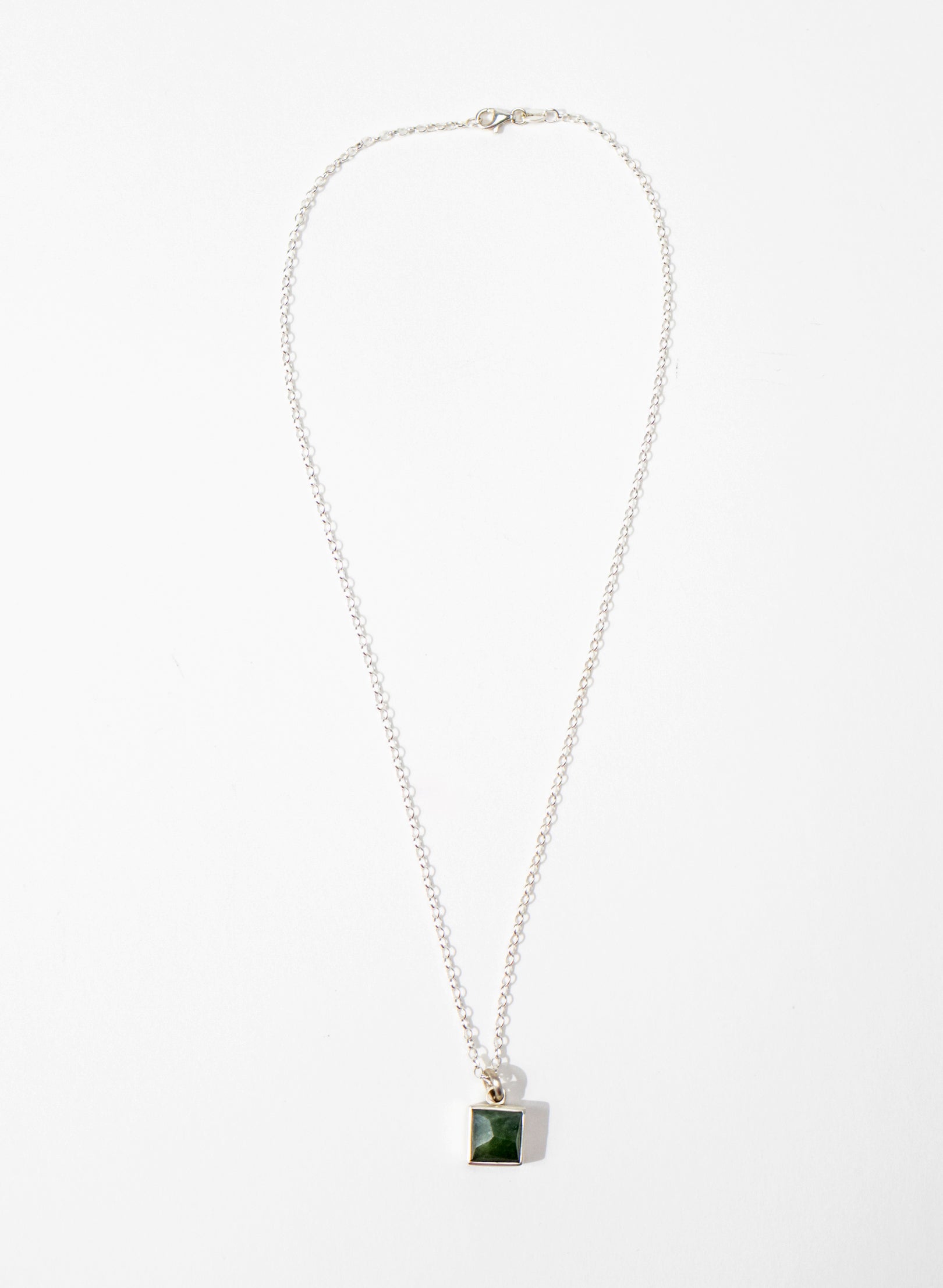Faceted Geometric Pounamu Pendant