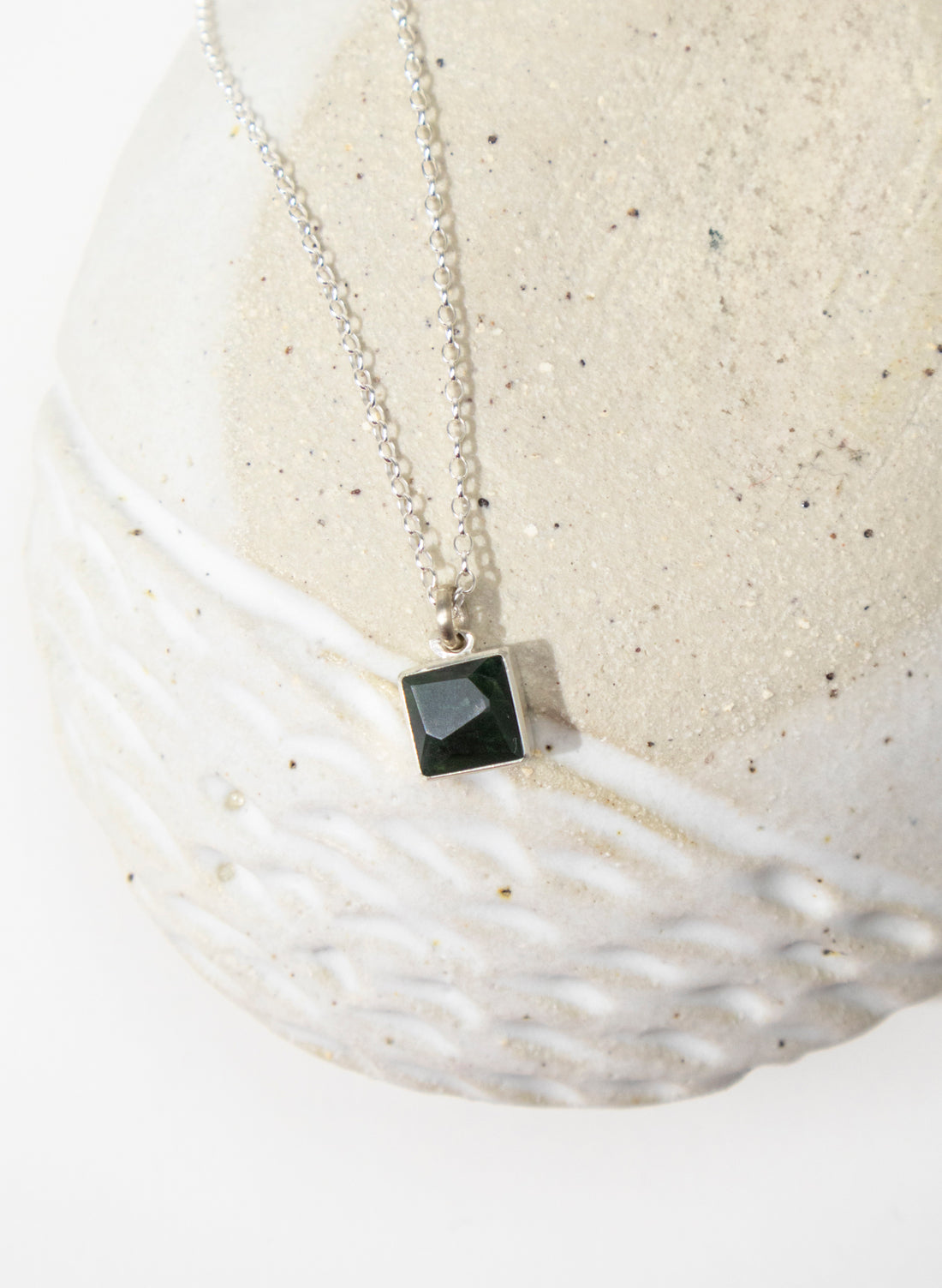 Faceted Geometric Pounamu Pendant