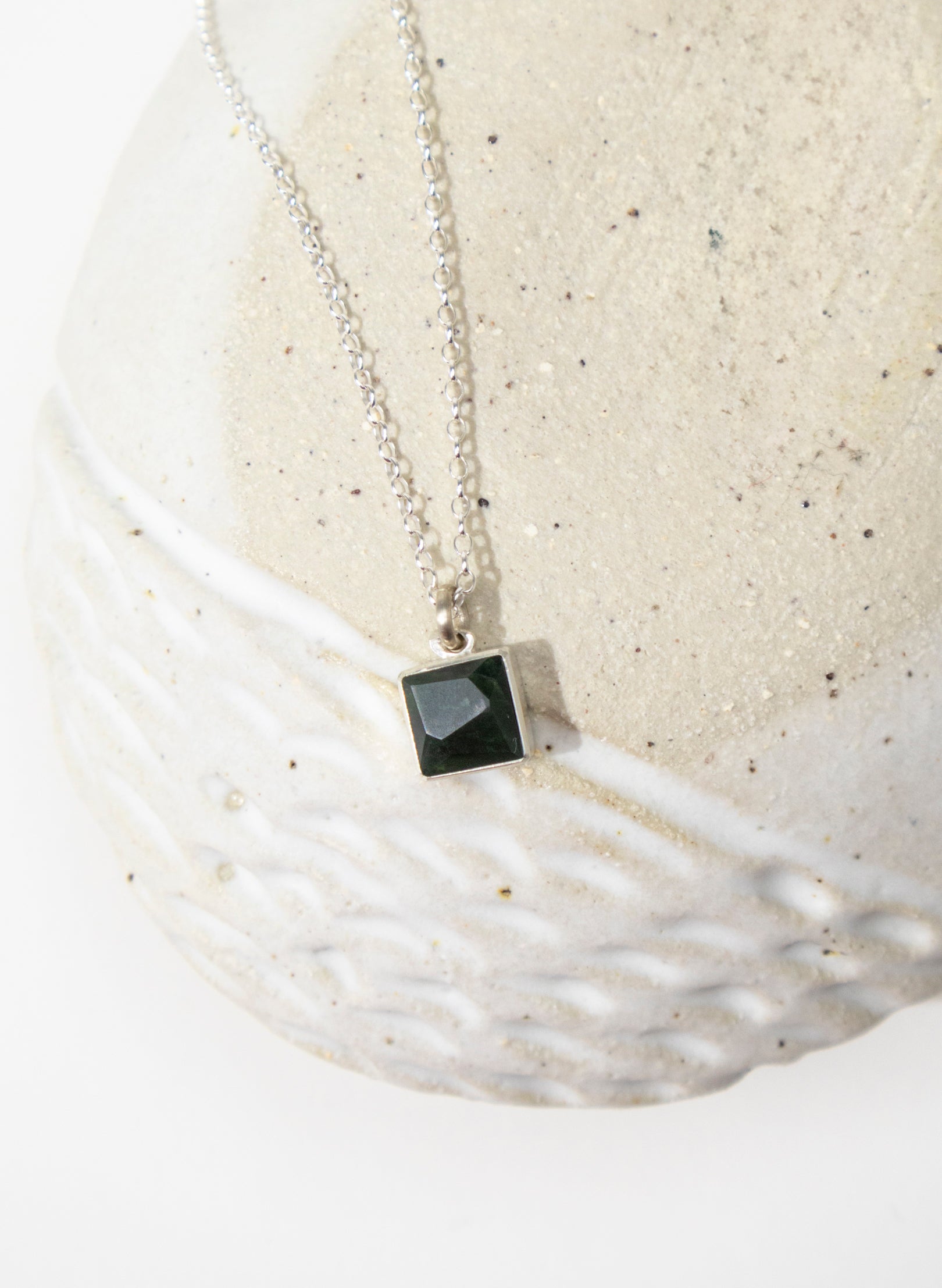 Faceted Geometric Pounamu Pendant