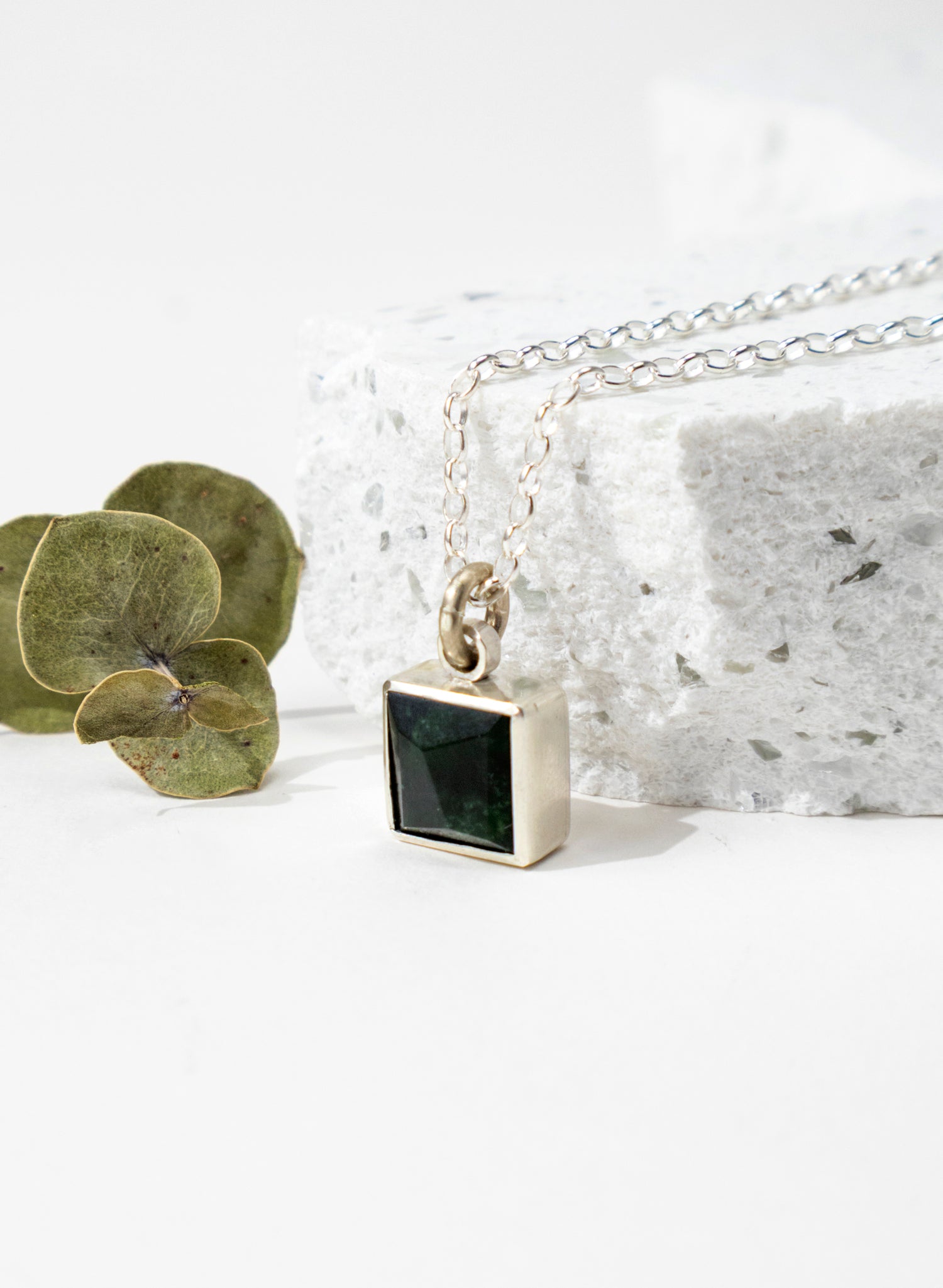 Faceted Geometric Pounamu Pendant