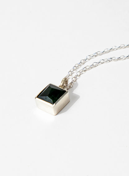 Faceted Geometric Pounamu Pendant