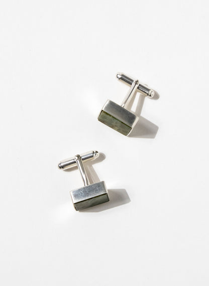 Square Cufflinks - Pounamu
