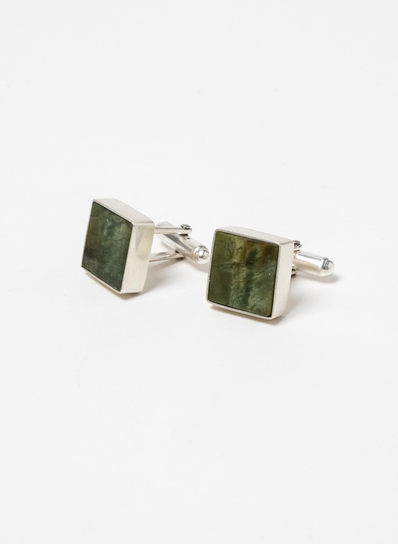 Square Cufflinks - Pounamu