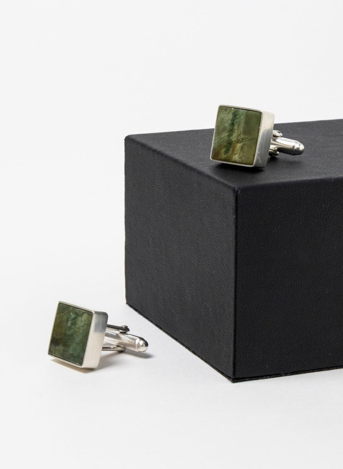 Square Cufflinks - Pounamu