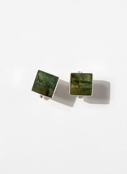 Square Cufflinks - Pounamu
