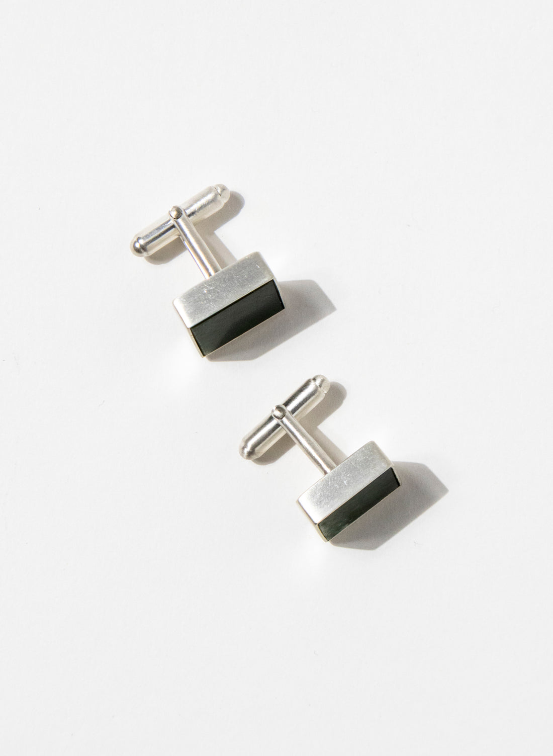 Square Cufflinks - Pounamu