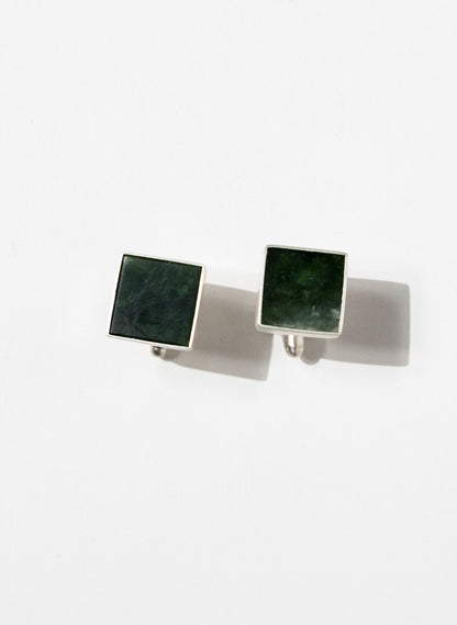 Square Cufflinks - Pounamu