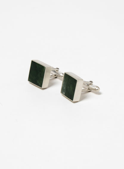 Square Cufflinks - Pounamu
