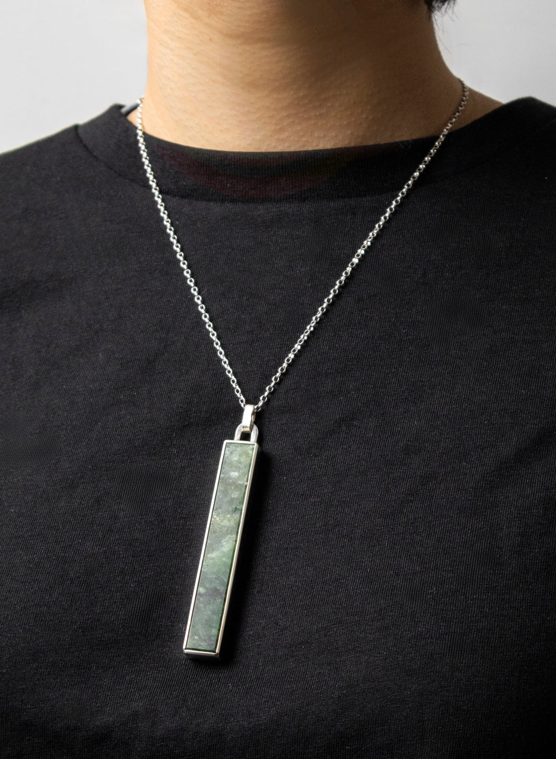 Long Column Pounamu Pendant