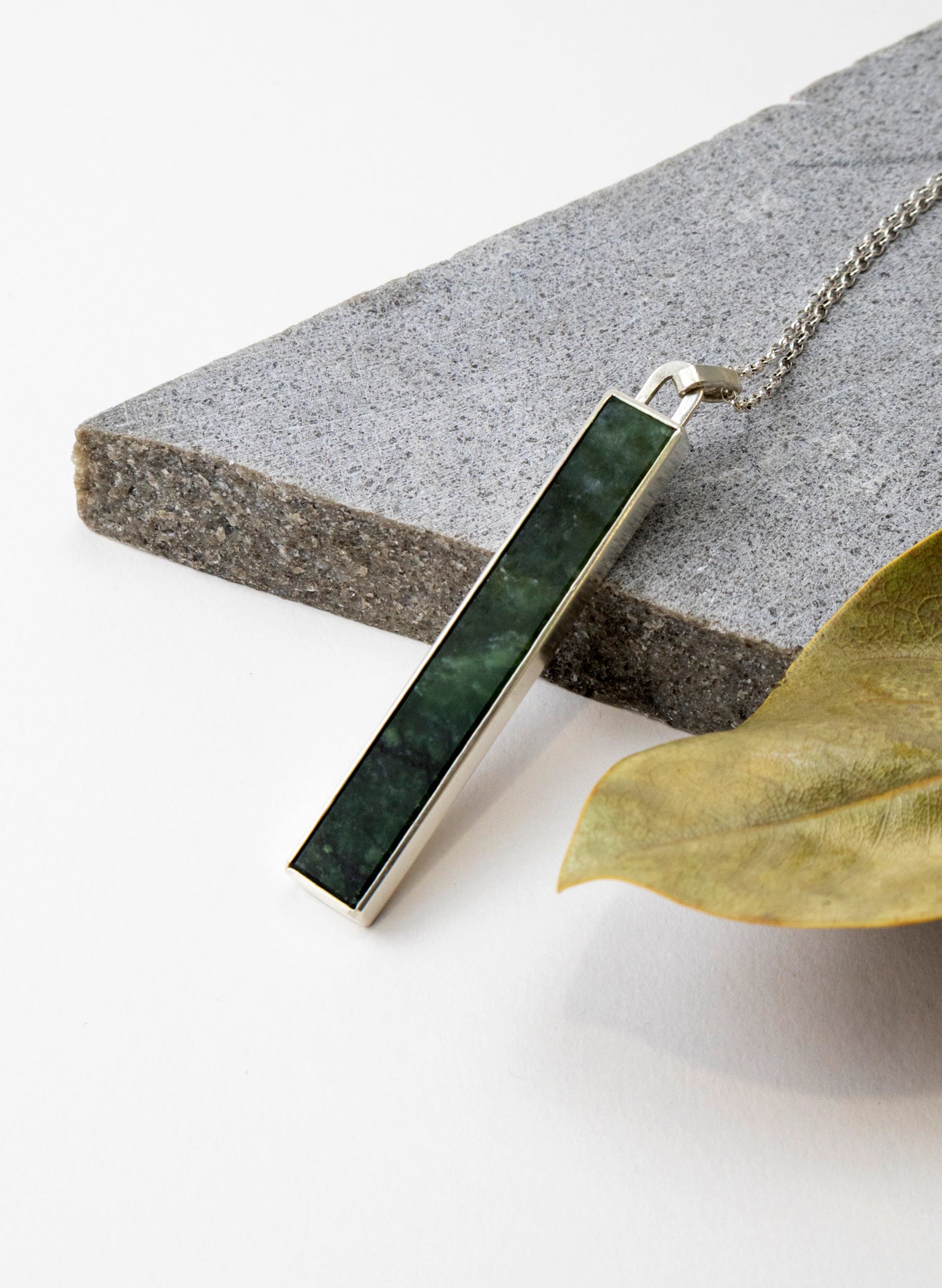 Long Column Pounamu Pendant