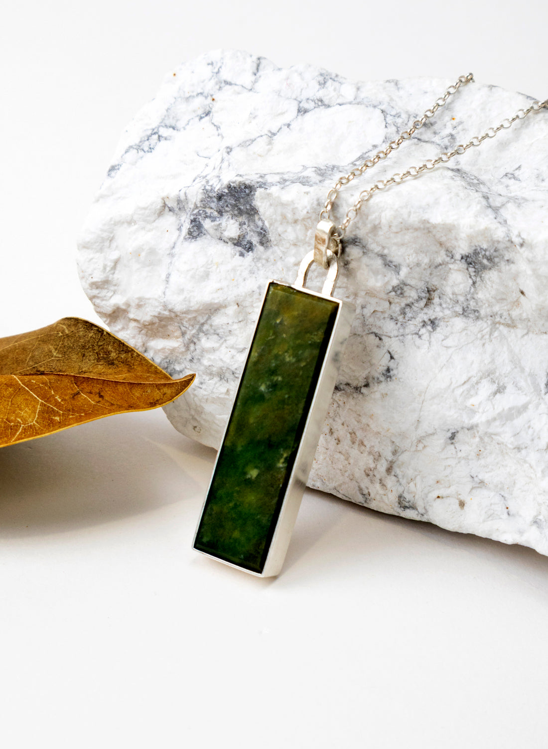 Column Pounamu Pendant