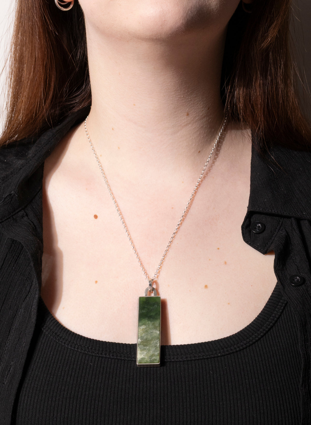 Column Pounamu Pendant