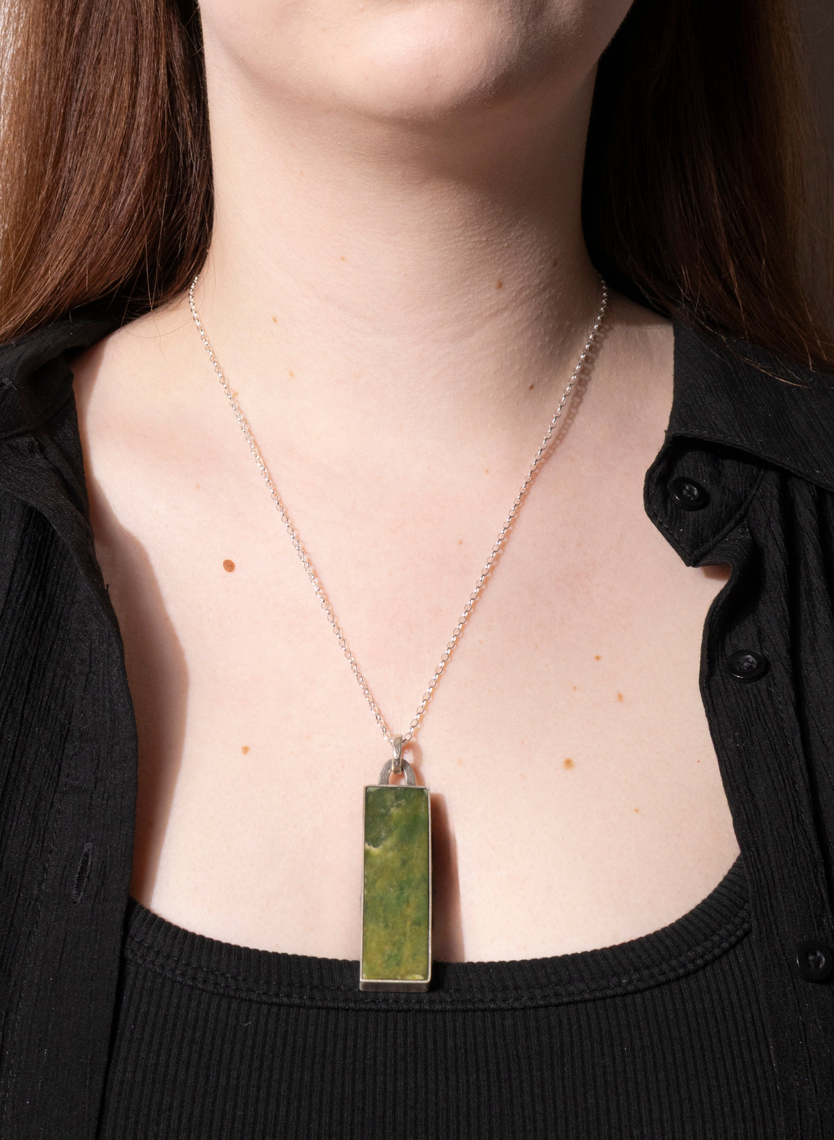 Column Pounamu Pendant