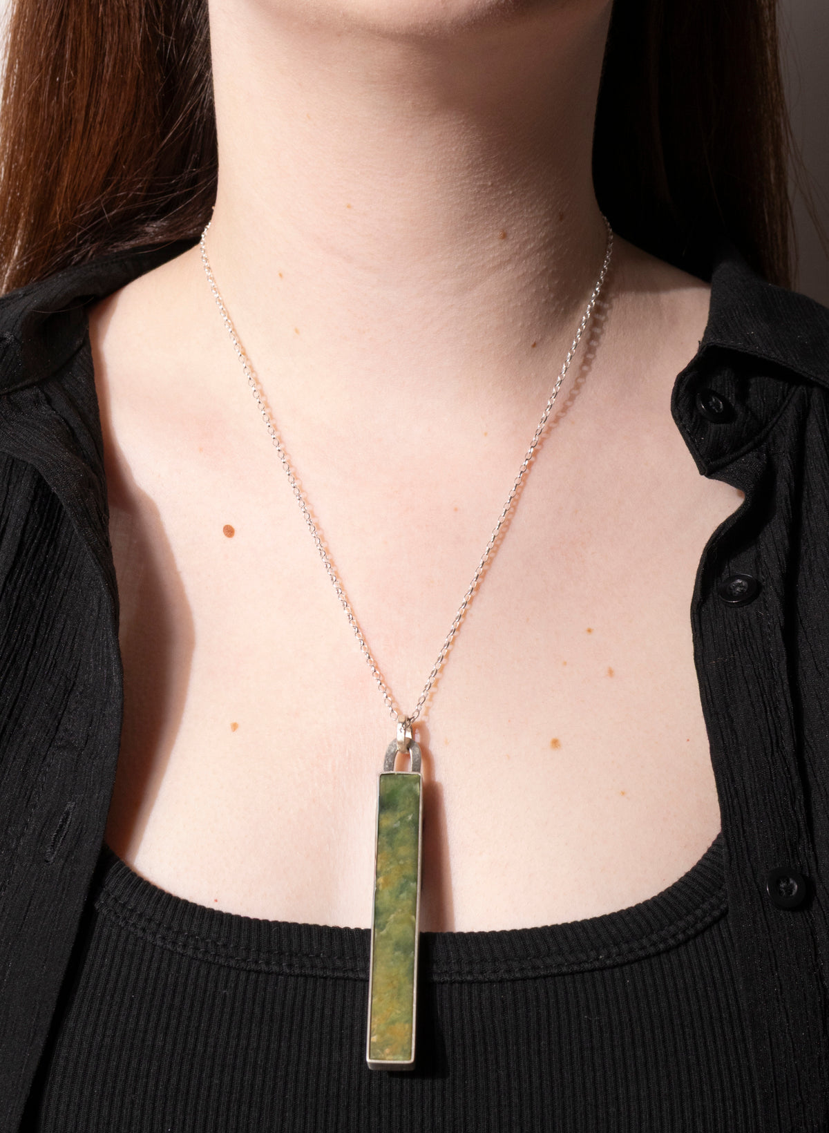 Column Pounamu Pendant