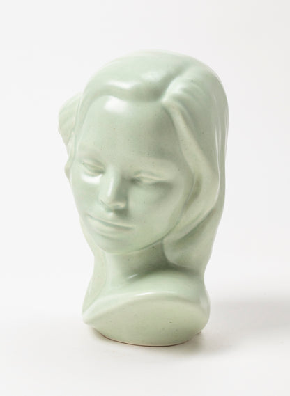 Vahine Porcelain Bust - Pistachio