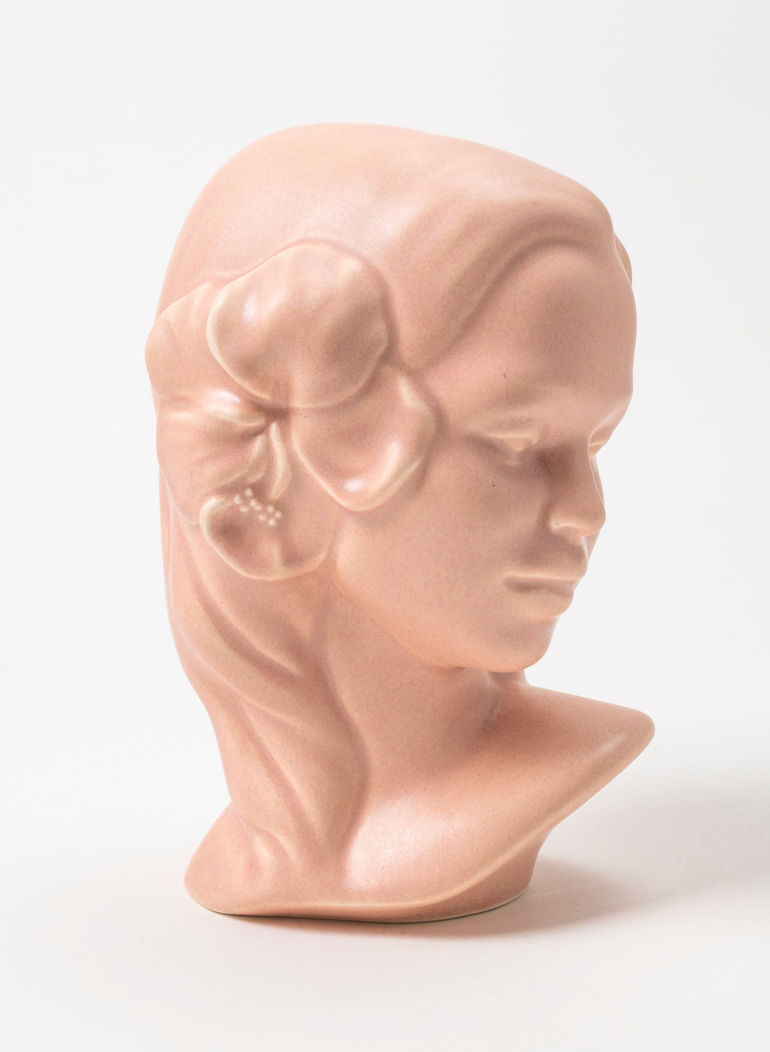 Vahine Porcelain Bust - Salmon