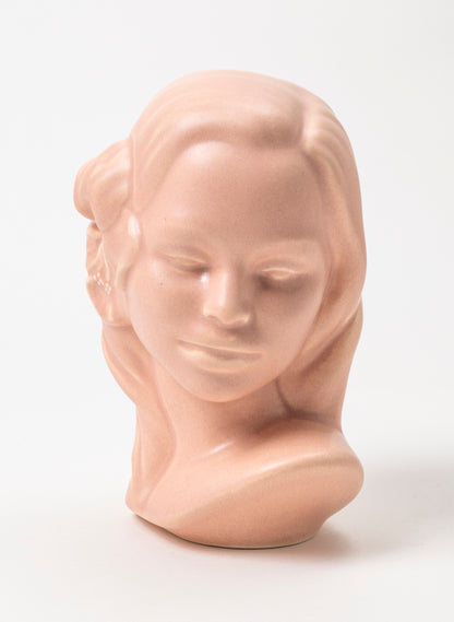 Vahine Porcelain Bust - Salmon