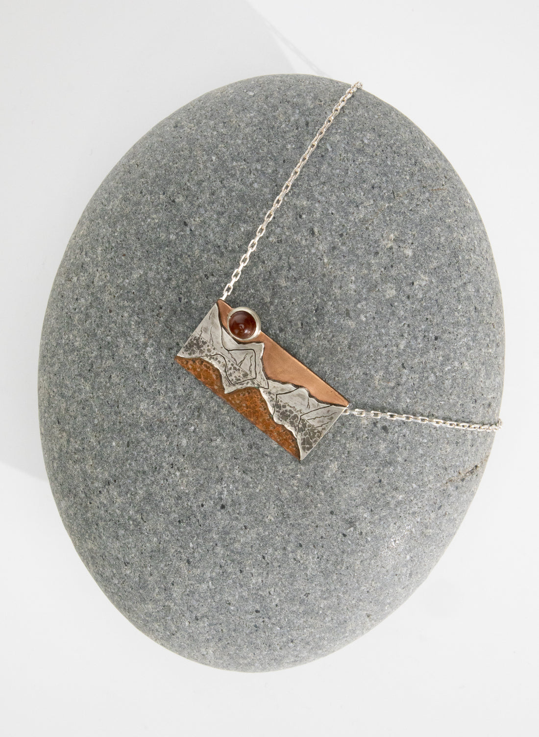 Copper and Silver Milford Sound Necklace