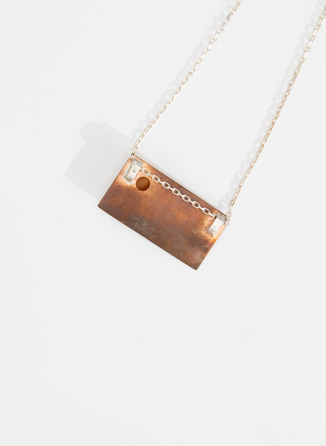 Copper and Silver Taranaki Necklace