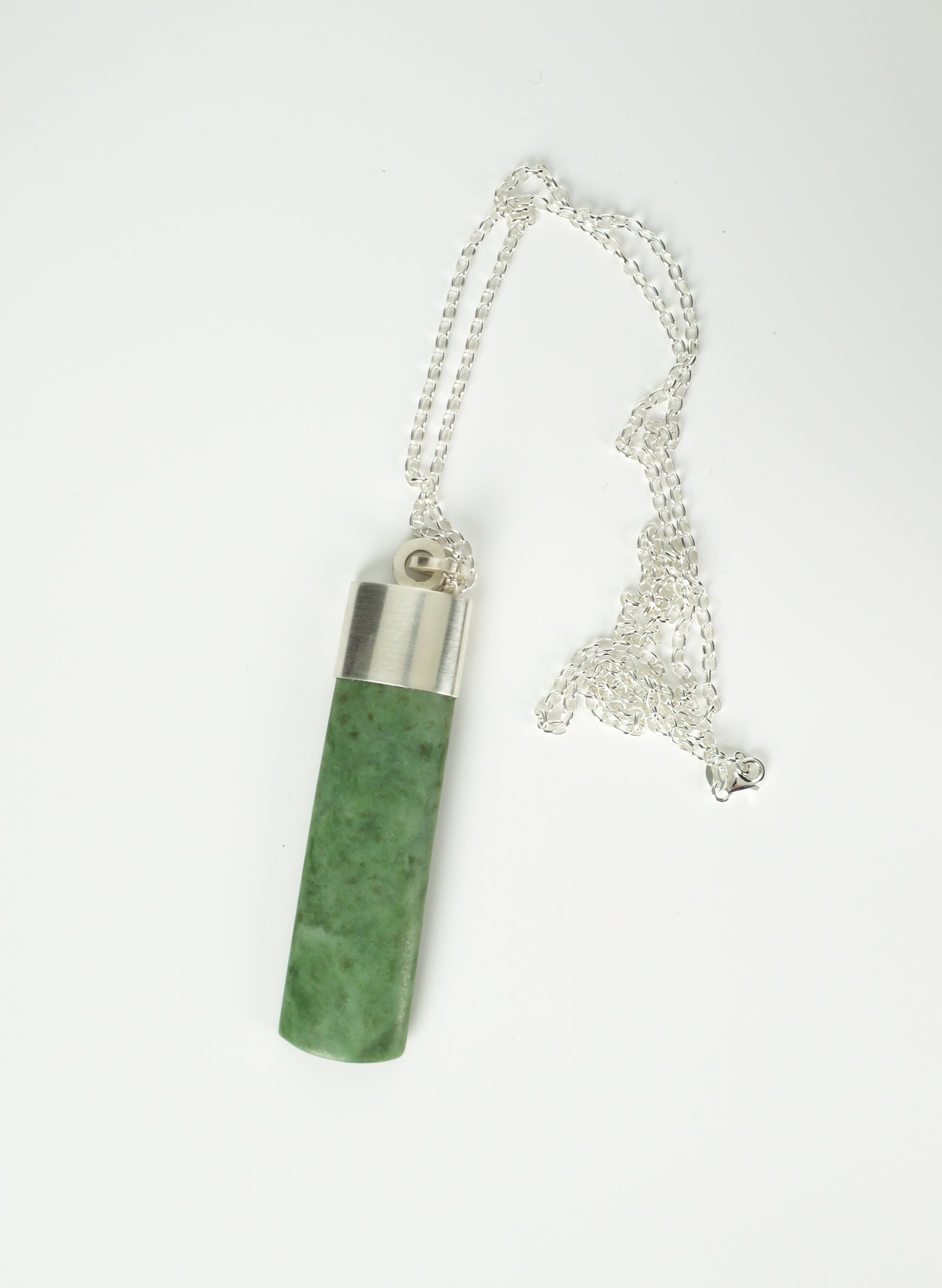 Sterling Silver Capped Pounamu Toki 