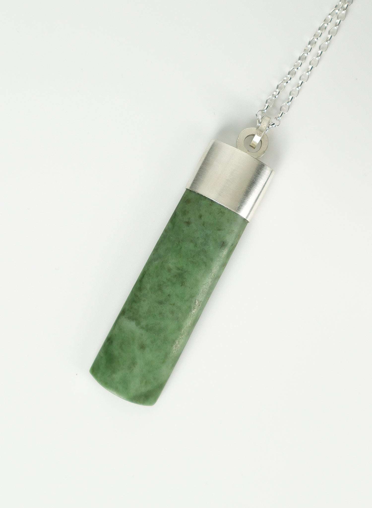 Sterling Silver Capped Pounamu Toki 