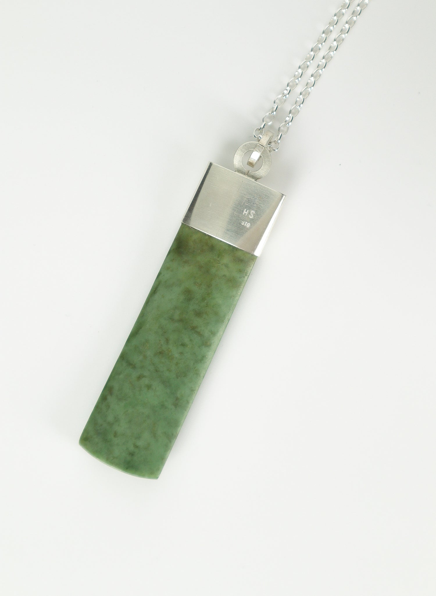 Sterling Silver Capped Pounamu Toki 